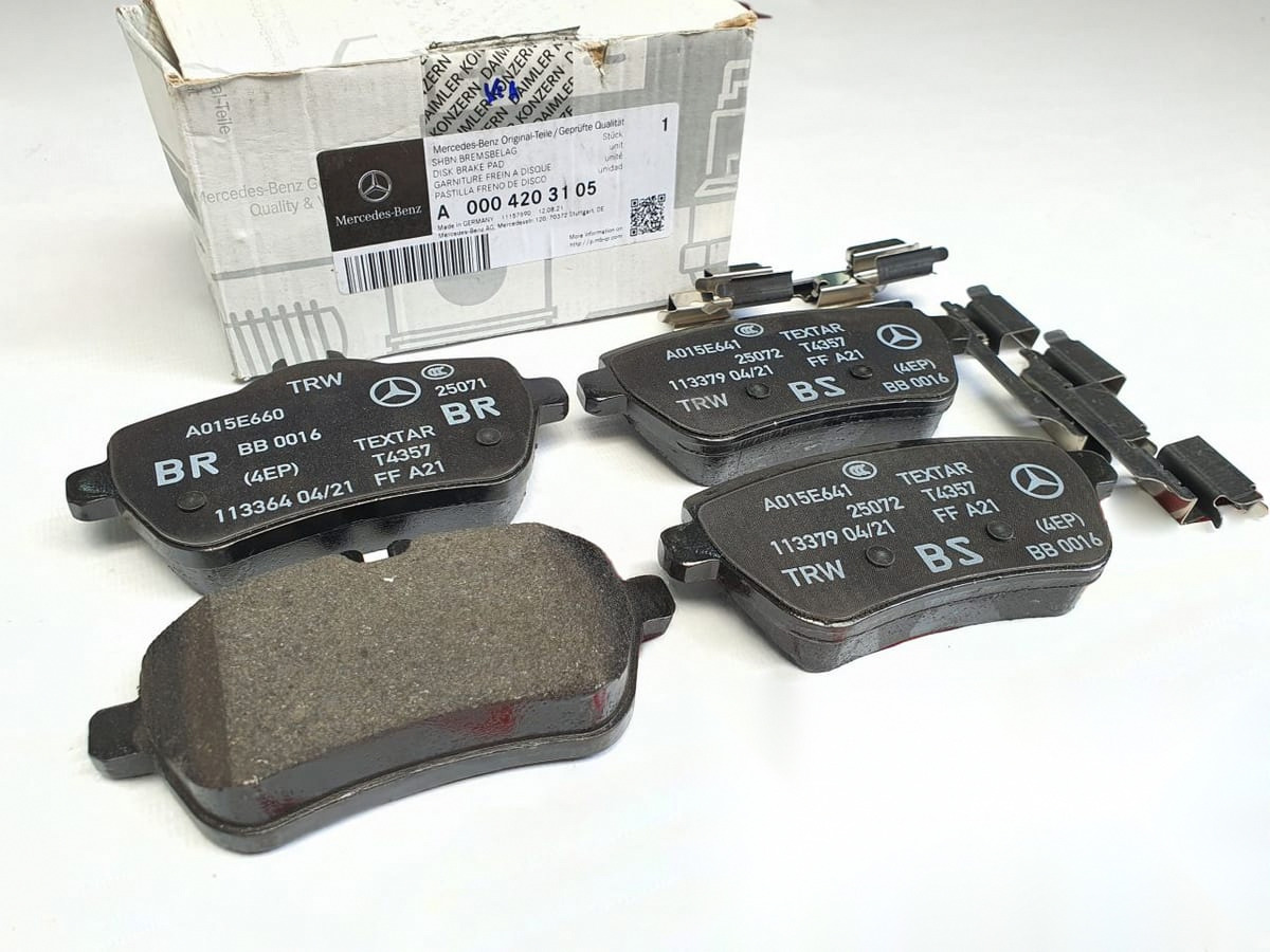 Rear brake pad Mercedes S class A0004203105